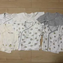 ベビー肌着 短肌着 50-60cm 6枚セット おまけ肌着