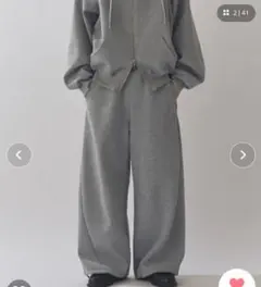 Lui's　リラックスカーブパンツ　グレー　Sサイズ　ルイスのサムネイル