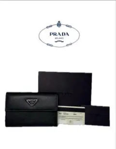 価格交渉可　PRADA プラダ M510 二つ折り財布 ミニ財布