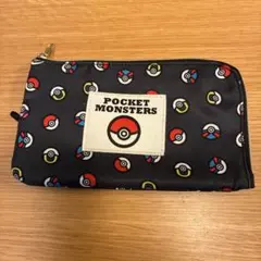 ポケットモンスター　モンスターボール柄　ポーチ