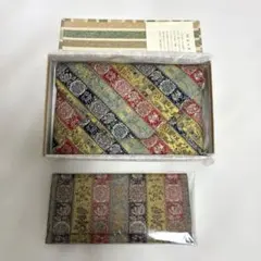 龍村美術織物 紅牙瑞錦　数寄屋袋&帛紗、長札入セットのサムネイル