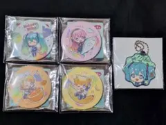初音ミク 缶バッジ ラバーストラップ 5種 鏡音リン 鏡音レン 巡音ルカ