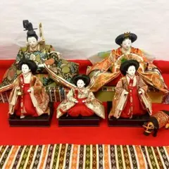 ✨良品✨雛人形　親王と三人官女セット⭐︎