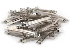 ヘアバレッタ 大・中・小 30個 セット ハンドメイド素材 アクセサリー作り