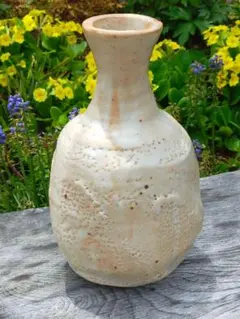 加藤豊久(土代久) 作 志野 花入 高さ約26.5cm - メルカリ