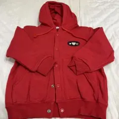 Familiar ファミリア 赤いフード付きパーカー 110