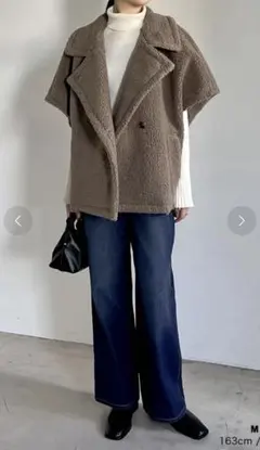 Re:EDIT テディボアポンチョジャケット　Mサイズ