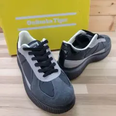 オニツカタイガー デレシティ ブラック/グレー 25.5cm