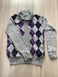 MEN'S MELROSE アーガイルカーディガン サイズ3