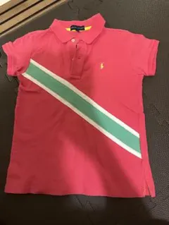 Ralph Lauren ポロシャツ M ピンク ストライプ
