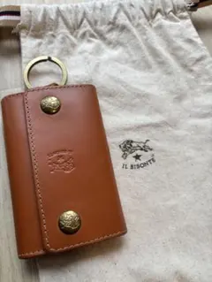 イルビゾンテ キーケース ブラウン 本革 6連 レザー IL BISONTE