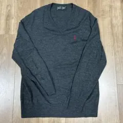 【美品】EAST BOY グレー Vネックセーター