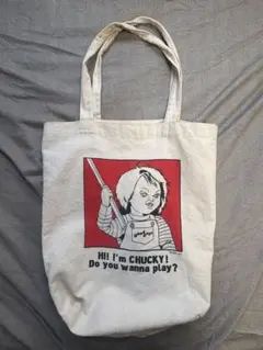 チャッキー トートバッグ コットン