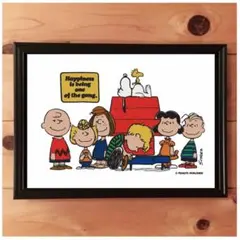 スヌーピー ヴィンテージ柄★A4サイズポスター★値下げ可