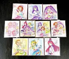 アイカツ×プリパラ THE MOVIE サイン色紙コレクション コンプセット