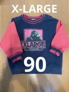 XLARGE ゴリラプリント トレーナー 90