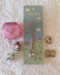 キティちゃん ♥ 平成レトロ ストラップ チャーム まとめ売り