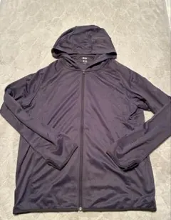 UNIQLO ブラックフルジップパーカー XL
