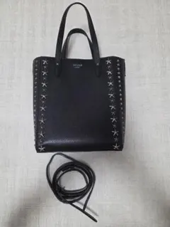 ジミーチュウ ペガシ スタースタッズ 2way ハンドバッグ レザー