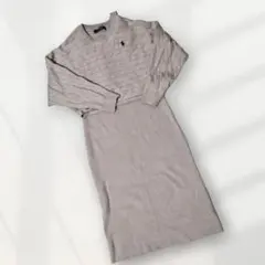 ワンピース　セット　ニット　フリーサイズ　長さ　101cm
