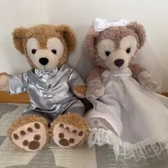 ダッフィーとシェリーメイ ウェディング衣装セット
