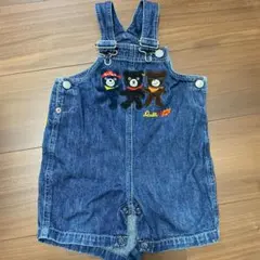 ミキハウス  ダブルビー　オーバーオール 80