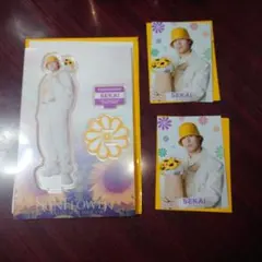 FANTASTICS　世界さんアクリルスタンドとフォトカード2枚セット新品