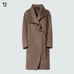 UNIQLO +J カシミヤブレンドノーカラーコート　Lサイズ