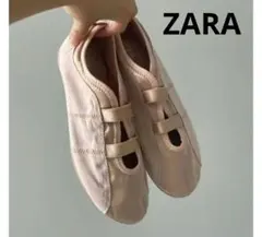 雑誌Instagram掲載♥ZARA サテンフラットシューズ ピンク39　希少