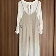 長袖　ブラウス 白　ホワイト　シャツ　オールシーズン　新品　LEPSIM 即納