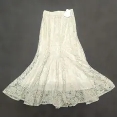 WILLSELECTION ロングスカート【S】アイボリー レース マーメイドのサムネイル