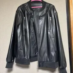 レザーブルゾン