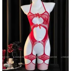 ボディストッキング セクシーボディスーツ全身網タイツコスプレ9031のサムネイル