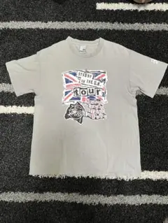 90s 銀タグ　Stussy UK Tour Tシャツ Lサイズ