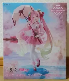 【送料込、匿名配送】TAITO 初音ミク 桜ミク AMP+ 桜ドレスver.