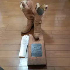 Tony Lama 6987スエード US7/ブーツジャック/靴ベラ 3点セット