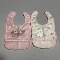 ドキンちゃん＆コキンちゃん　お食事エプロン 2枚セット ベビー