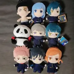 呪術廻戦 ぬいぐるみ ①②④コンプリートセット　虎杖悠仁 伏黒恵 釘崎野薔薇