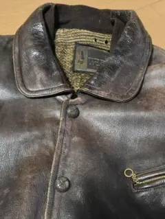 ぴ*げ様 60s.国産ビンテージ レザー ジャケット.ジャパンヴィンテージ