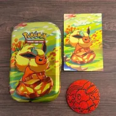 【海外限定!!】ブースター ポケモン ミニ缶 ダメカンケース ジャンボコイン