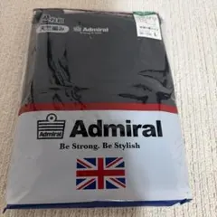 Admiral メンズ 半袖V首シャツ 2枚組 ブラック Lサイズ