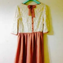 【値下げ本日まで】¥3600→¥2600 レースアップワンピース