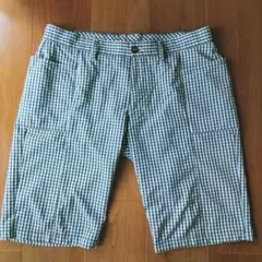 adidas アディダス ギンガムチェック ゴルフ ハーフパンツ メンズのサムネイル