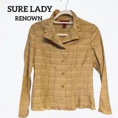 SURE LADY RENOWN 長袖シャツ ベージュのサムネイル