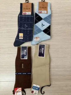 メンズ ソックス 4足セット TOROY Kent