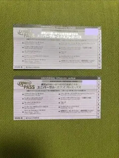 USJ ユニバーサルエクスプレスパス 2枚セットのサムネイル