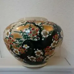 九谷焼 秀波作 九谷焼 九谷秀波作 花瓶 - メルカリ