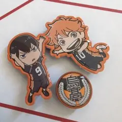 ハイキュー!! クロックス ジビッツ 烏野高校 影山飛雄 日向翔陽
