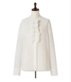 美品　LUDLOW   ラドロー　ブラウス　長袖 中古・古着通販】LUDLOW (ラドロー) 長袖ブラウス ホワイト サイズ
