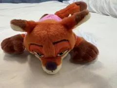 【新品】肩のせ　ぬいぐるみ　ズートピア　ニック　キーホルダー　ディズニーリゾート